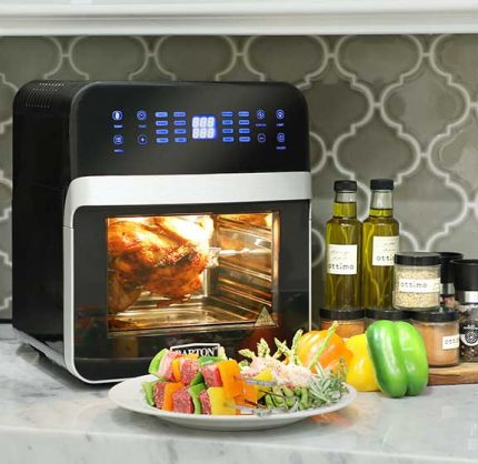 ChefWave Magma 16 Quart Air Fryer/Oven/Rotisserie/Dehydrator and Accessories